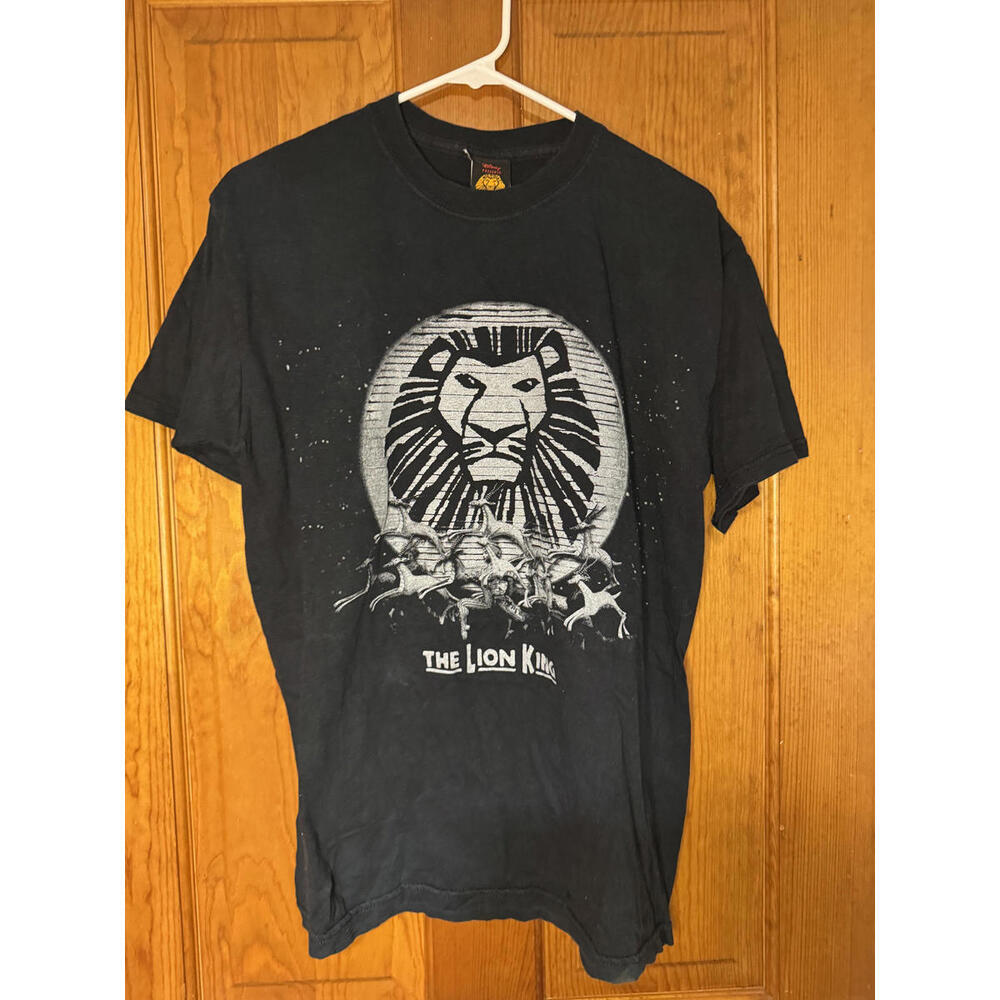 The Lion King Broadway Musical Black Graphic T-Shirt Medium
